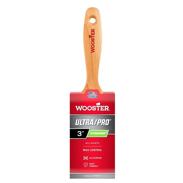 Wooster 3" Flat Sash Paint Brush, Nylon Bristle 4157